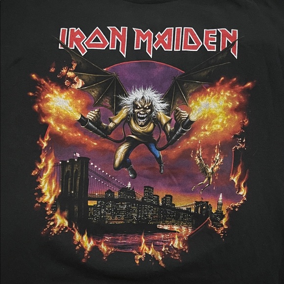 Delta Other - Black Iron Maiden 2019 Legacy of the Beast Tour Large Shirt